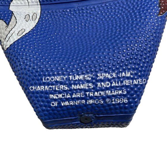Vtg SPACE JAM Bugs Bunny 1996 Warner Bros Dole Basketball Ball Not Pumped Yet - Picture 6 of 9